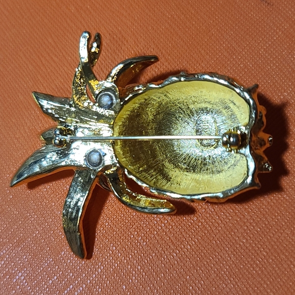 Pineapple 🍍 Anyone?? KJL Kenneth Jay Lane and BAUBLEBAR Combo! Brooch & Ears! - Picture 5 of 15